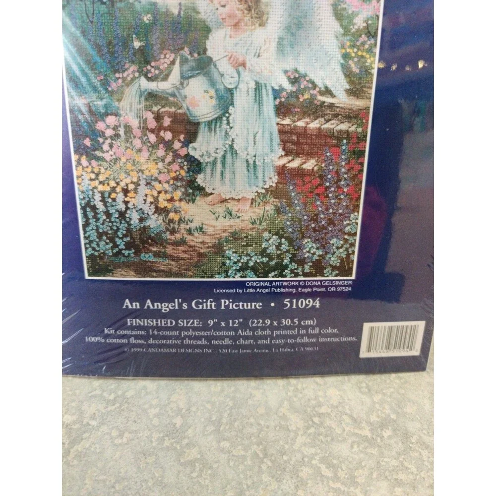 Candamar Designs An Angel's Gift #51094 Embellished cross stitch kit 9